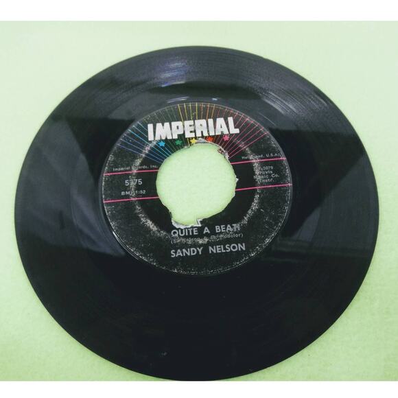 Sandy Nelson - Quite A Beat / Let There Be Drums - 45rpm Vinyl Record Single 7" - Picture 1 of 7